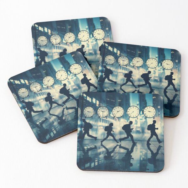 Item preview, dateline People are running to work in time dateline designed and sold by Pawimon.