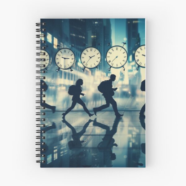 Item preview, dateline People are running to work in time dateline designed and sold by Pawimon.
