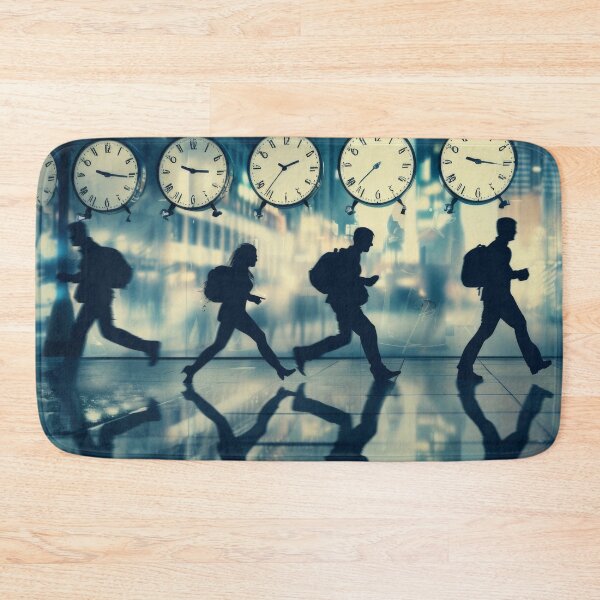 Item preview, dateline People are running to work in time dateline designed and sold by Pawimon.
