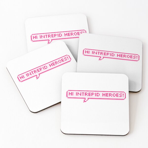 Item preview, Dimension 20 - Hi Intrepid Heroes! - Pink designed and sold by kciwsle.