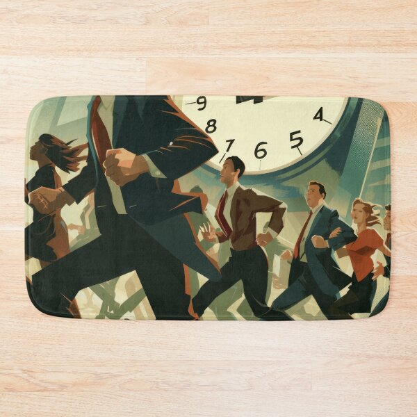 Item preview, dateline 48 hours People are running to work in time dateline designed and sold by Pawimon.
