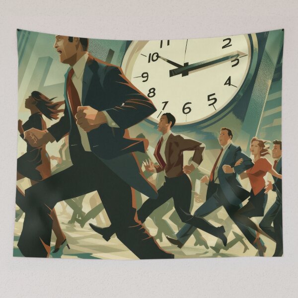 Item preview, dateline 48 hours People are running to work in time dateline designed and sold by Pawimon.