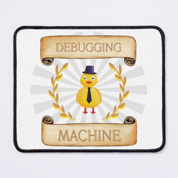 Item preview, Debugging Machine - rubber duck debugging for a software developer. designed and sold by Kubala.