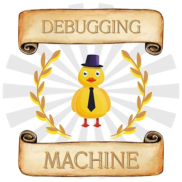 Artwork thumbnail, Debugging Machine - rubber duck debugging for a software developer. by Kubala