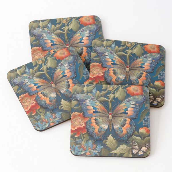 Item preview, Butterfly Inspired By William Morris Style designed and sold by Tamas Das.