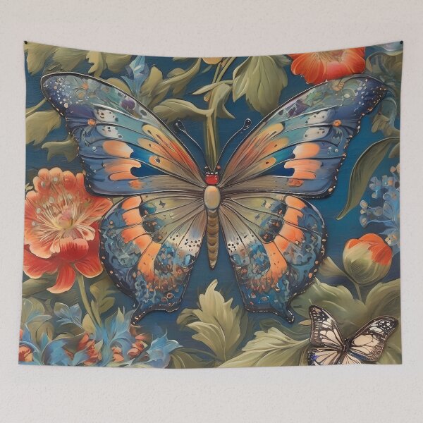 Item preview, Butterfly Inspired By William Morris Style designed and sold by Tamas Das.