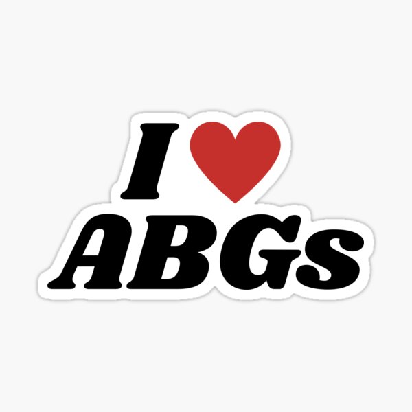 Item preview, I Heart ABGs designed and sold by treemilly.