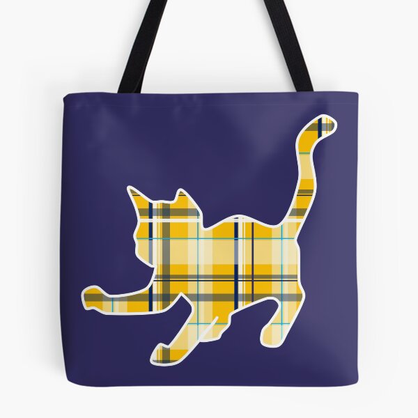 Item preview, Yellow Tartan Cat designed and sold by KerryKolosko.