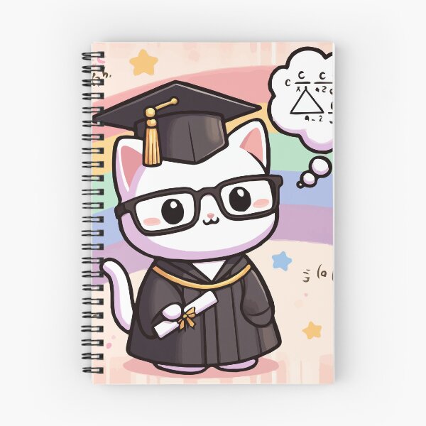 Item preview, The Graduate Cat: Mathematical Meows! designed and sold by Gacram.
