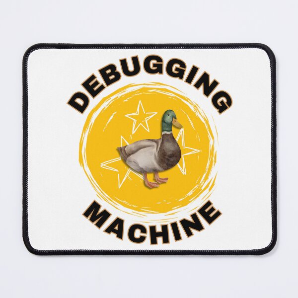 Item preview, Debugging Machine - gift for a software developer inspired by the rubber duck debugging theory. designed and sold by Kubala.