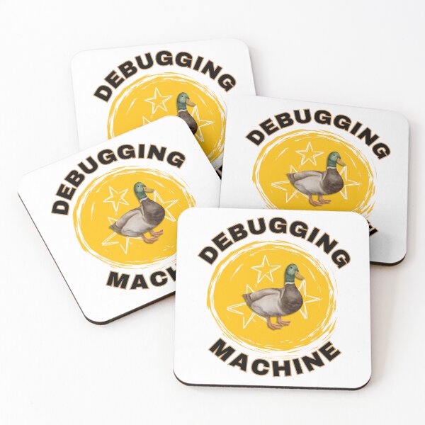 Item preview, Debugging Machine - gift for a software developer inspired by the rubber duck debugging theory. designed and sold by Kubala.