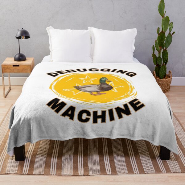 Item preview, Debugging Machine - gift for a software developer inspired by the rubber duck debugging theory. designed and sold by Kubala.