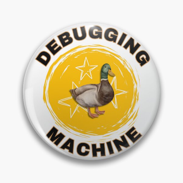 Item preview, Debugging Machine - gift for a software developer inspired by the rubber duck debugging theory. designed and sold by Kubala.