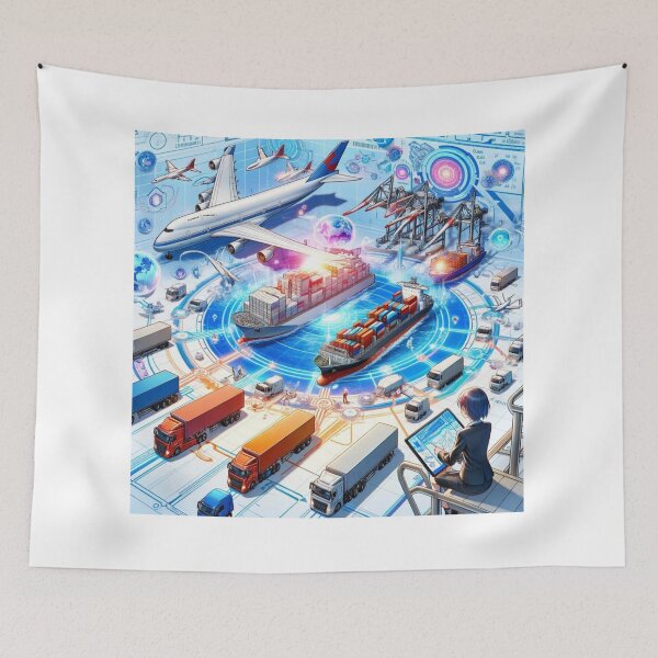 Item preview, supply chain network anime  designed and sold by Custom-Print.