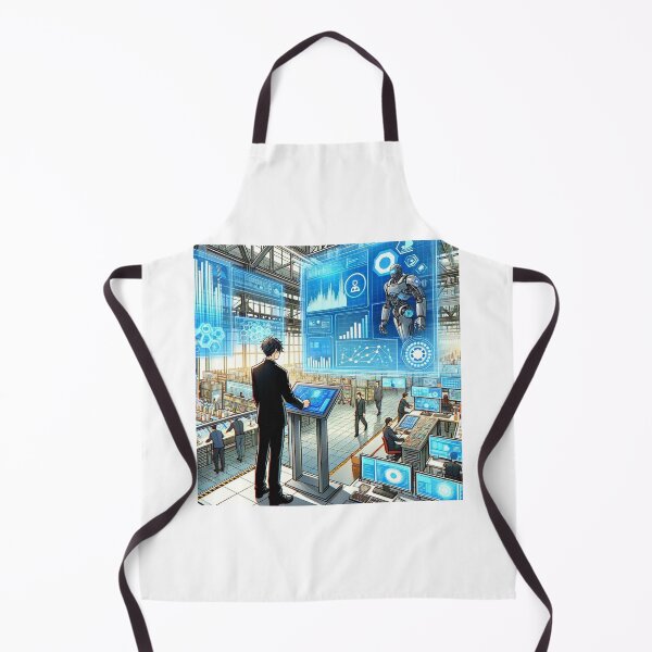 Item preview, Data analytics and AI in industrial engineering in anime style	 designed and sold by Custom-Print.