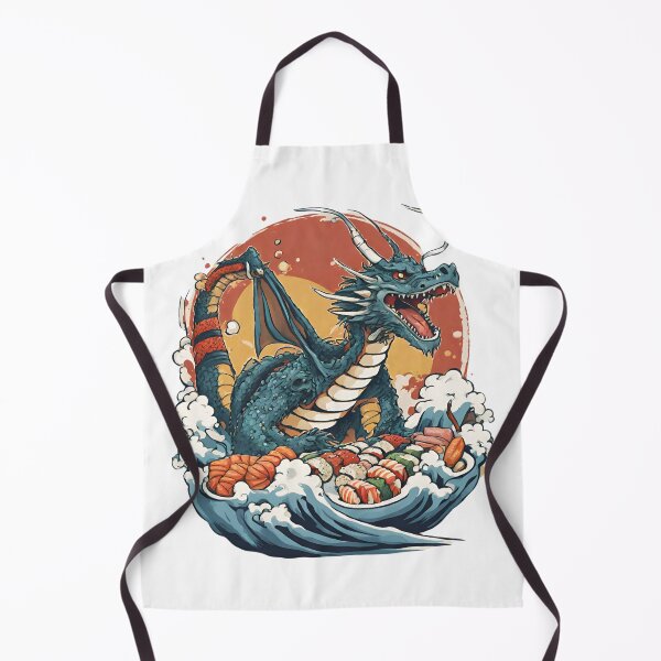 Item preview, The Dragon and Sushi designed and sold by loomique.