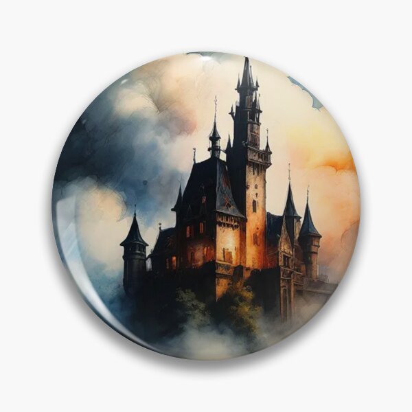 Item preview, Gothic castle on clouds designed and sold by cr6zym1nd.