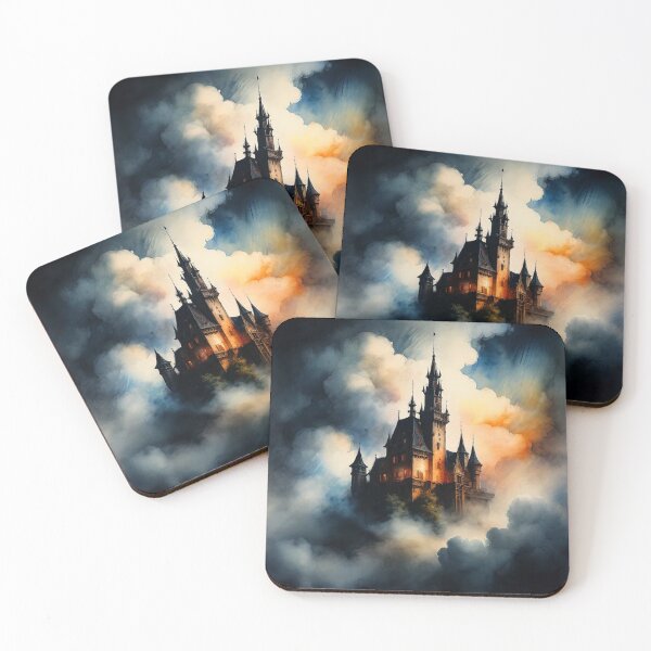 Item preview, Gothic castle on clouds designed and sold by cr6zym1nd.
