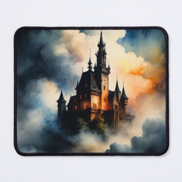 Item preview, Gothic castle on clouds designed and sold by cr6zym1nd.