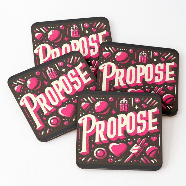 Item preview, Propose Day Special, typography, Valentine designed and sold by maxmaj.