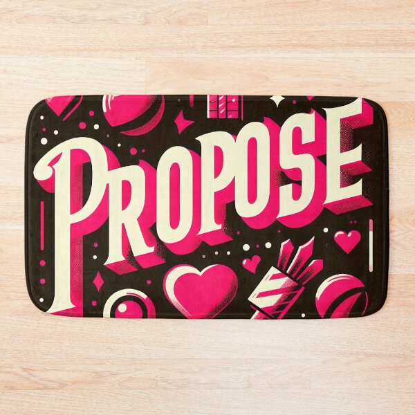 Item preview, Propose Day Special, typography, Valentine designed and sold by maxmaj.