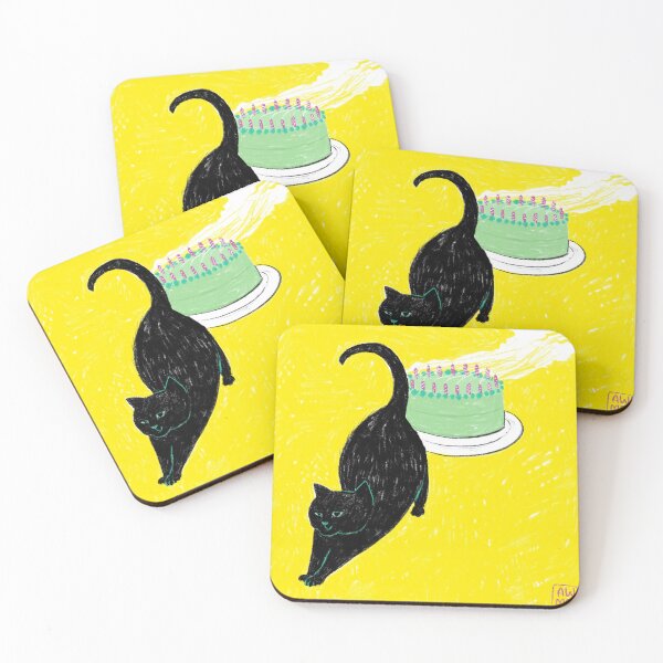 Item preview, Farting Cat, Blowing out birthday candles designed and sold by Anne Pennypacker.