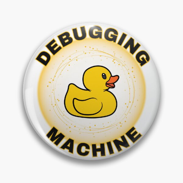Item preview, Debugging Machine - funny gift for a software developer or programmer, inspired by the rubber duck debugging theory. designed and sold by Kubala.