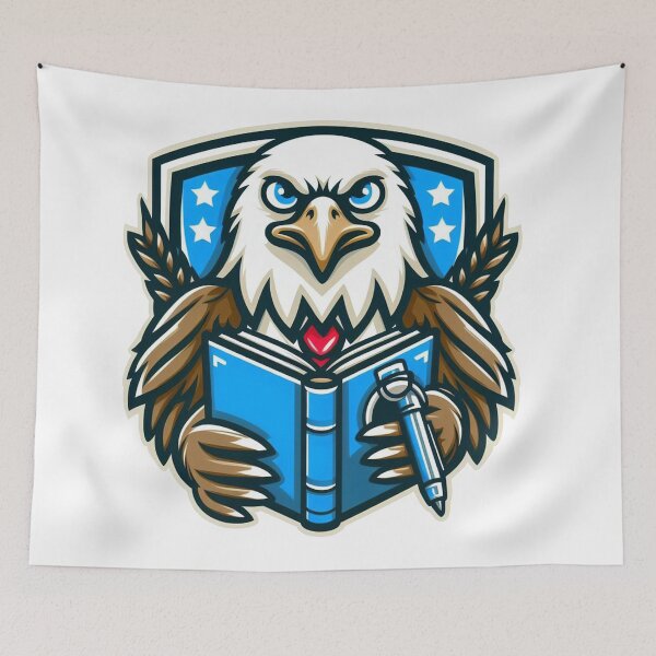 Item preview, Winged Wisdom Wear angry eagle  designed and sold by maheart83.