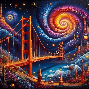 Artwork thumbnail, Golden Gate Fantasy By Cynthia by George Webber