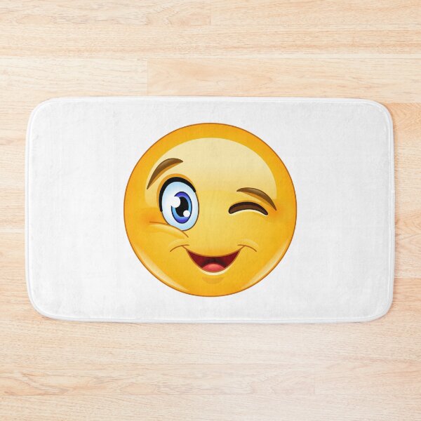 Item preview, Winking Face Emoticon designed and sold by Yael Weiss.