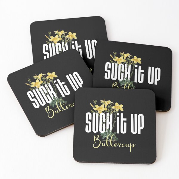 Item preview, Funny Quote On Suck It Up Buttercup Sign designed and sold by ArabCorner.