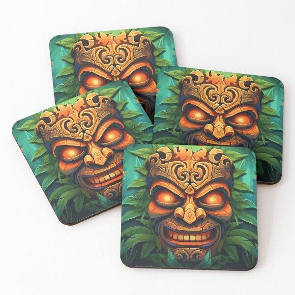 Item preview, Hawaiian Tikki Mask designed and sold by Vector Scout Lab.