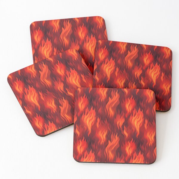 Item preview, Seamless Fiercely Fire Texture, Fire! There's Fire Everywhere! designed and sold by CreatureHouse95.