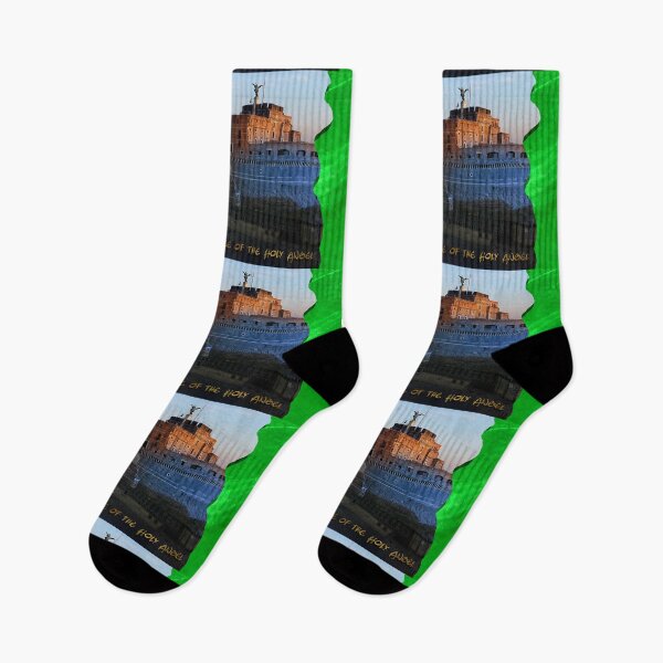 Item preview,  Castle of the Holy Angel (Castel Sant'Angelo), Rome Italy (by ACCI) Archangel Michael designed and sold by VanyssaGraphics.