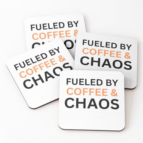 Item preview, Fueled By Coffee & Chaos designed and sold by Jbazaar.