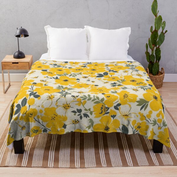 Item preview, Yellow Mini Flowers designed and sold by Myra365Art.