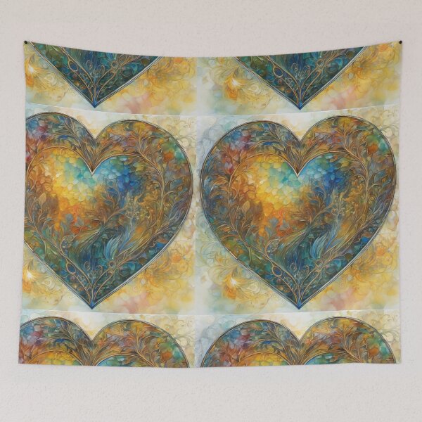 Item preview, Art deco heart designed and sold by bogfl.