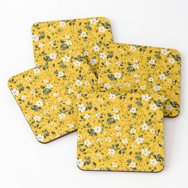 Item preview, Yellow Mini Flowers designed and sold by Myra365Art.