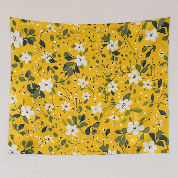 Item preview, Yellow Mini Flowers designed and sold by Myra365Art.