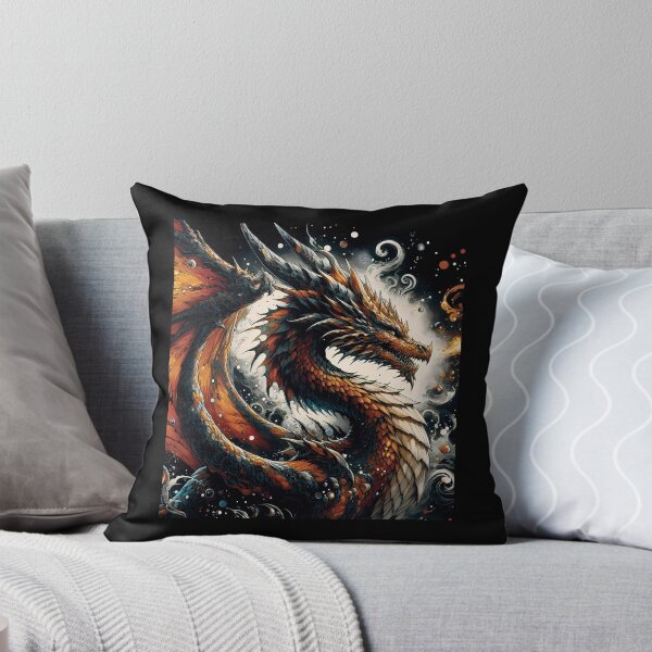 Item preview,  Epic Orange Dragon designed and sold by ByteyCreatives.