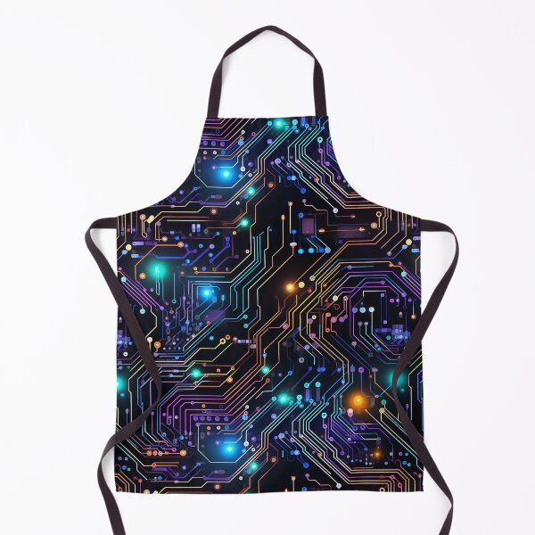 Item preview, Colorful Circuit Board Technology Electronic Pattern  designed and sold by NikkofTime.