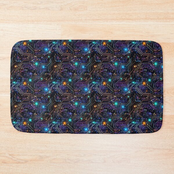 Item preview, Colorful Circuit Board Technology Electronic Pattern  designed and sold by NikkofTime.