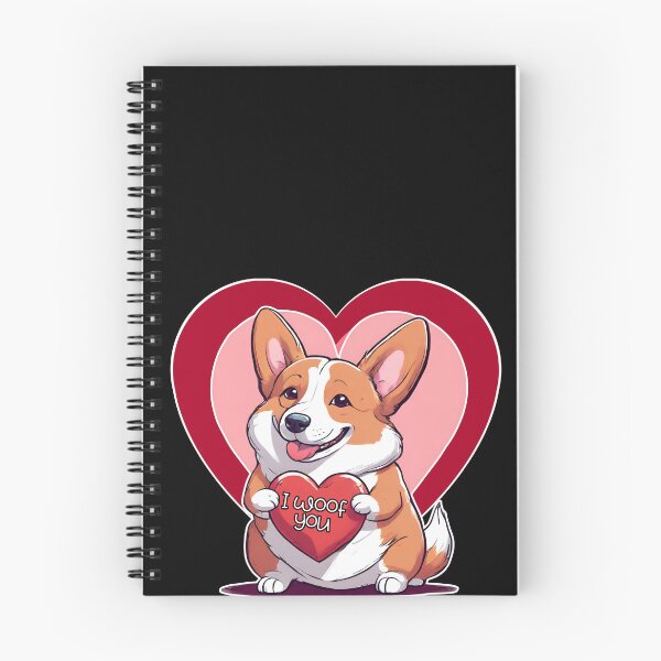 Item preview, Cute Valentine Corgie Dog  "I Woof You" - Happy Valentine's Day  designed and sold by GoodyPaws.