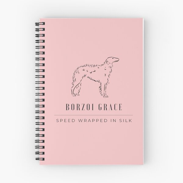 Aperçu de l'œuvre Borzoi Grace Speed wrapped in silk - Borzoi Russian Hound Style créée et vendue par Sleek Sketch Studio.