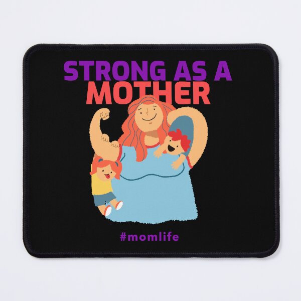 Item preview, Strong as a Mother Badass Mom Cute Mom Strong Mom Kids designed and sold by StudioTVDinners.