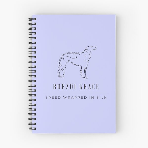 Aperçu de l'œuvre Borzoi Grace Speed wrapped in silk - Borzoi Russian Hound Style créée et vendue par Sleek Sketch Studio.