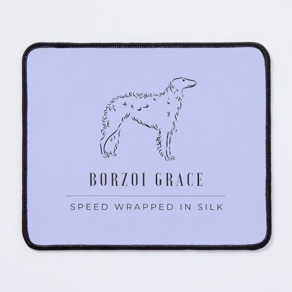Item preview, Borzoi Grace Speed wrapped in silk - Borzoi Russian Hound Style designed and sold by Sleek Sketch Studio.