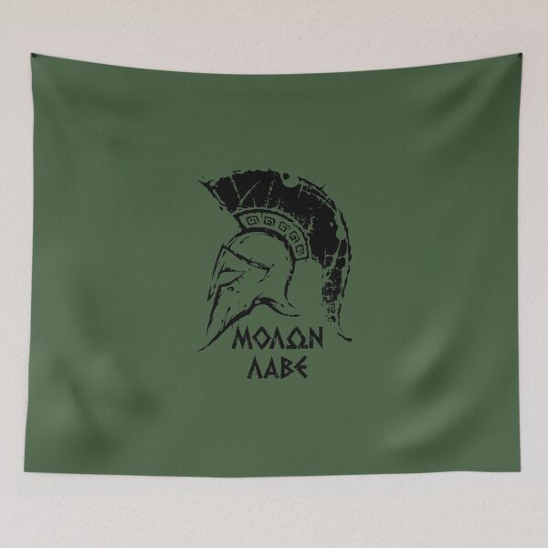 Item preview, MOLON LABE (COME AND TAKE IT) SPARTAN MOTTO - Warrior quotes to inspire the spirit of victory designed and sold by VugArtShop.