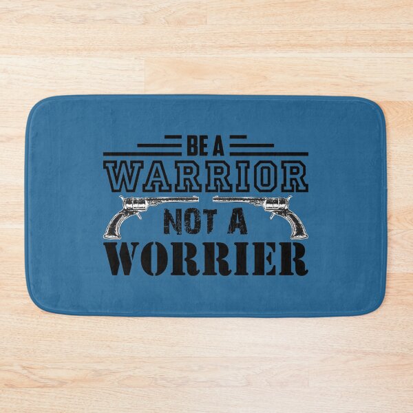 Item preview, BE A WARRIOR, NOT A WORRIER - Warrior quotes to inspire the spirit of victory designed and sold by VugArtShop.