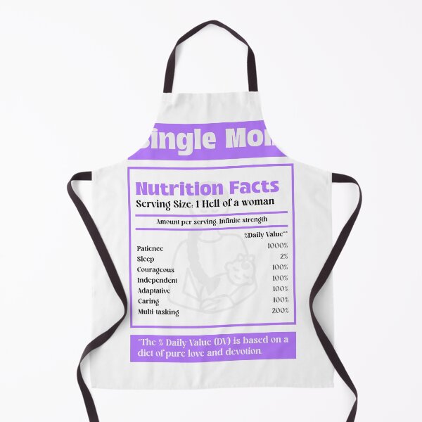 Item preview, Single Mom Nutrition Facts Being a Single Mom Badass Single Mom designed and sold by StudioTVDinners.